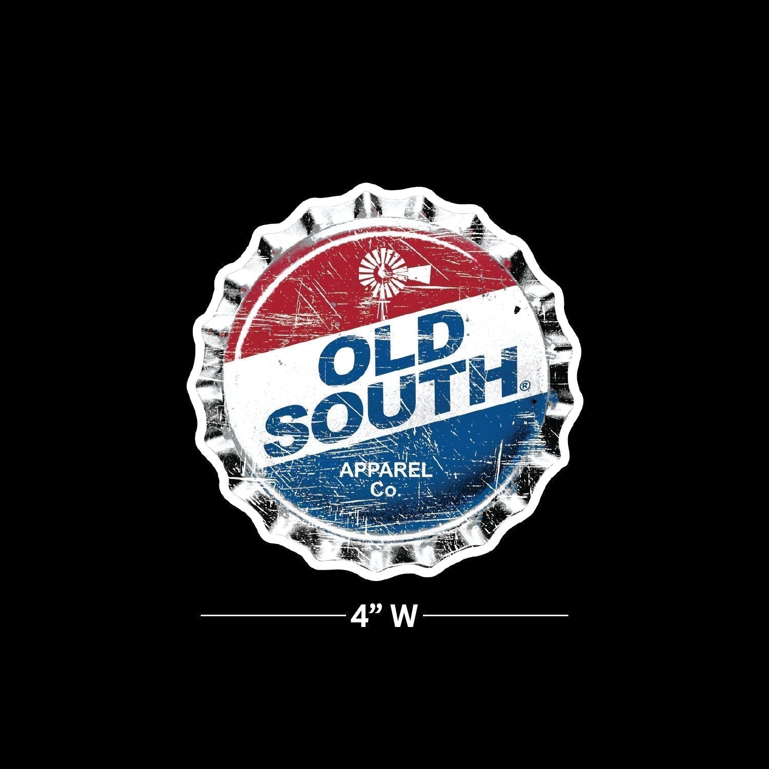 Vintage Bottlecap - Decal - Old South Apparel