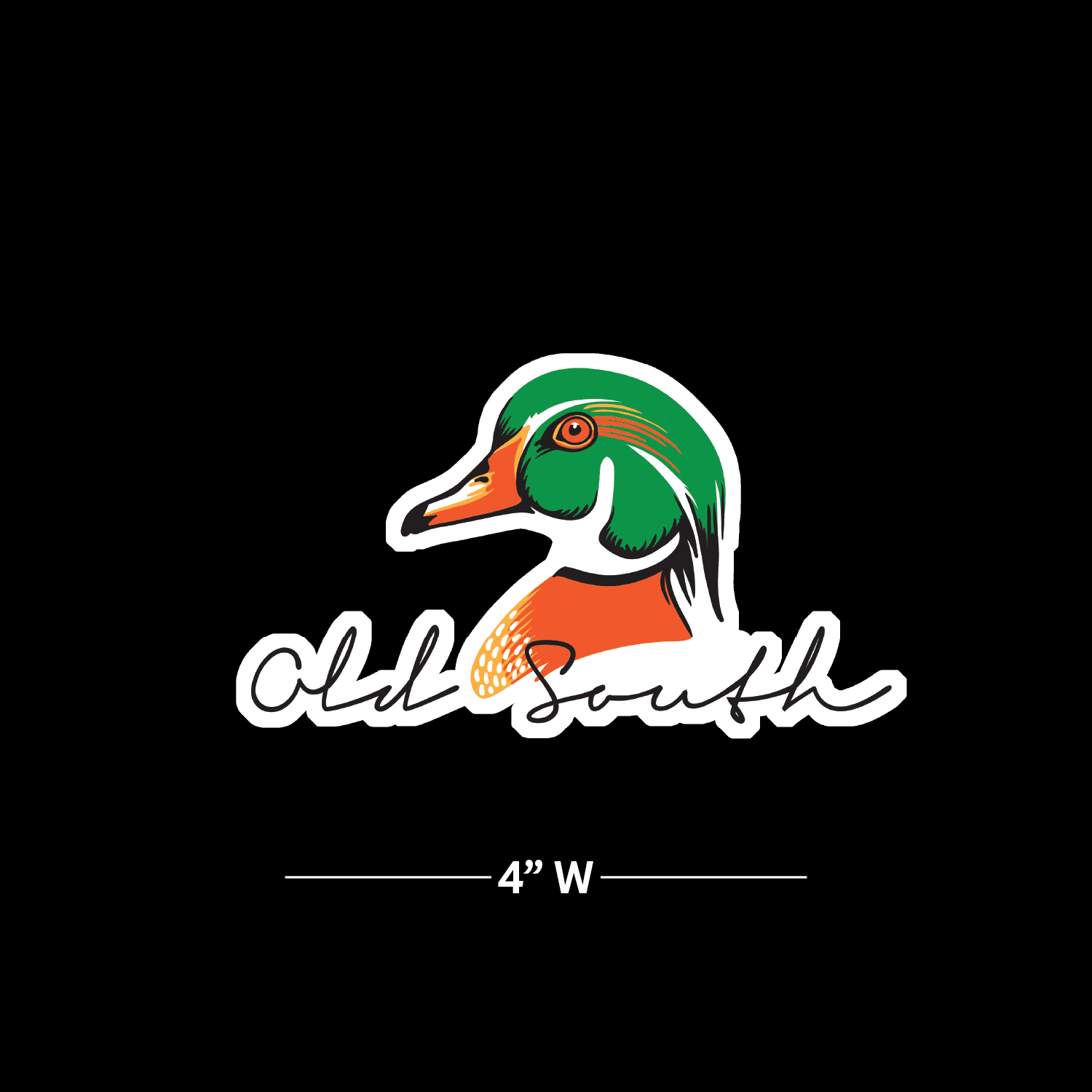 Wood Duck Head - Decal - Old South Apparel