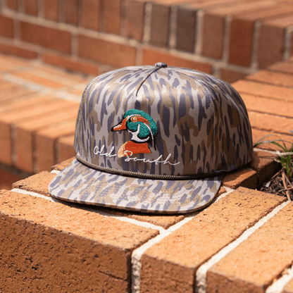 Wood Duck Head Osland Camo - Trucker Hat - Old South Apparel
