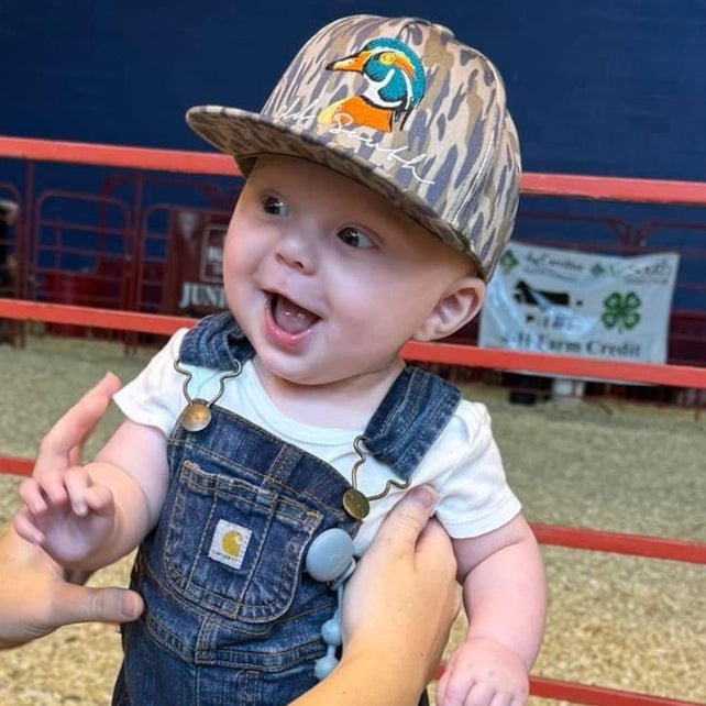 Wood Duck Head Osland Camo - Trucker Hat - Infant - Old South Apparel