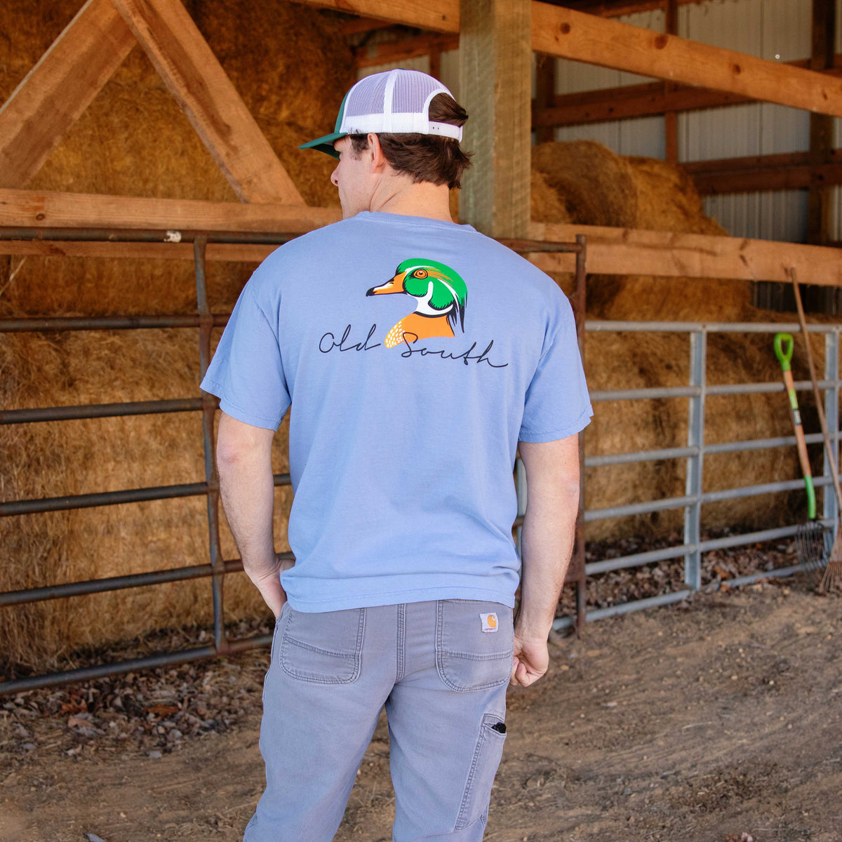 Wood Duck Head - Short Sleeve