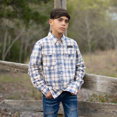 Hall - Vented Sportsman Shirt - Long Sleeve - Youth