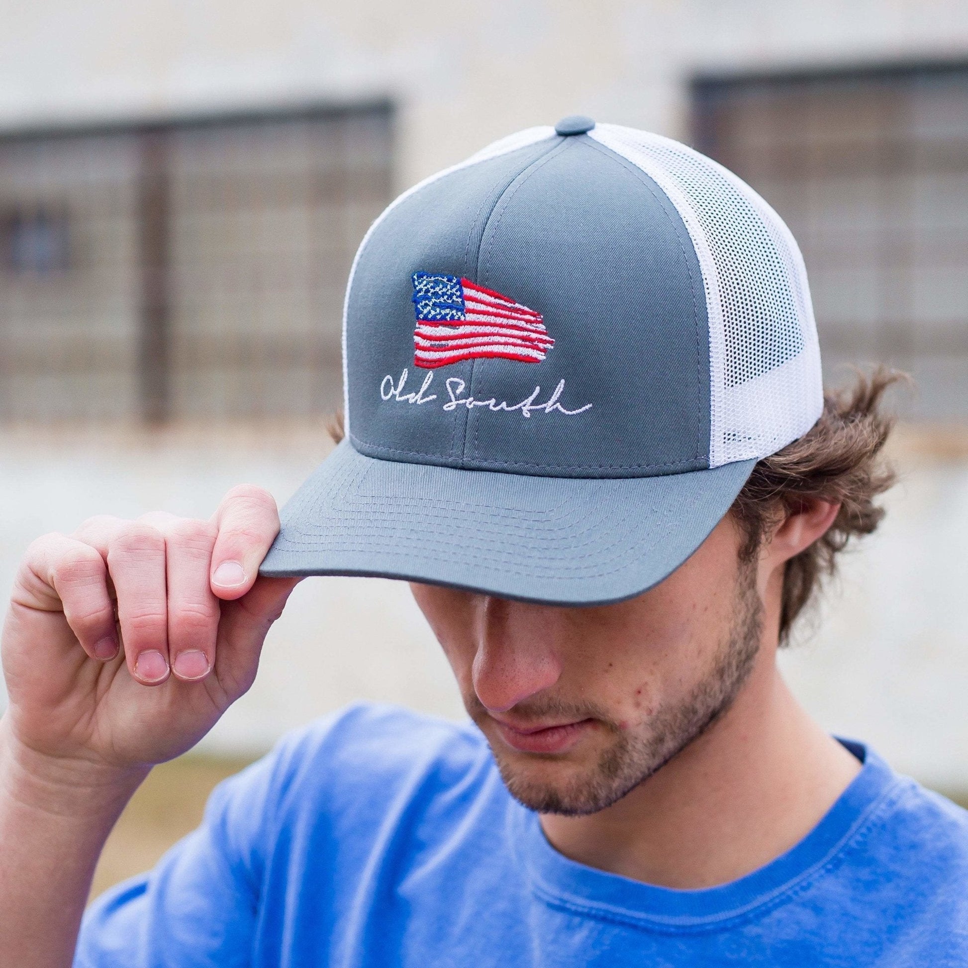 American Flag - Trucker Hat – Old South Apparel