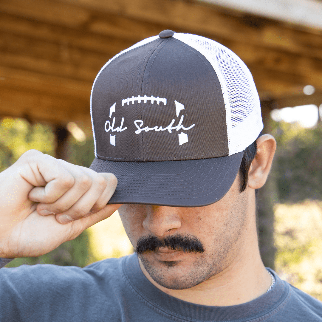 OldSouthApparel_Football Stitched - Trucker Hat