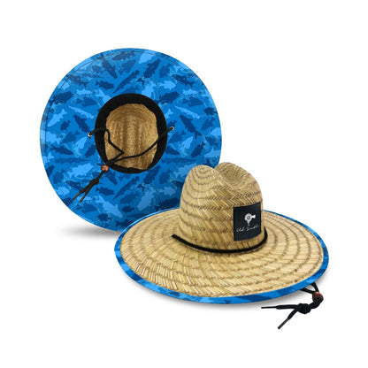 OldSouthApparel_Freshwater Fish Camo - Straw Hat