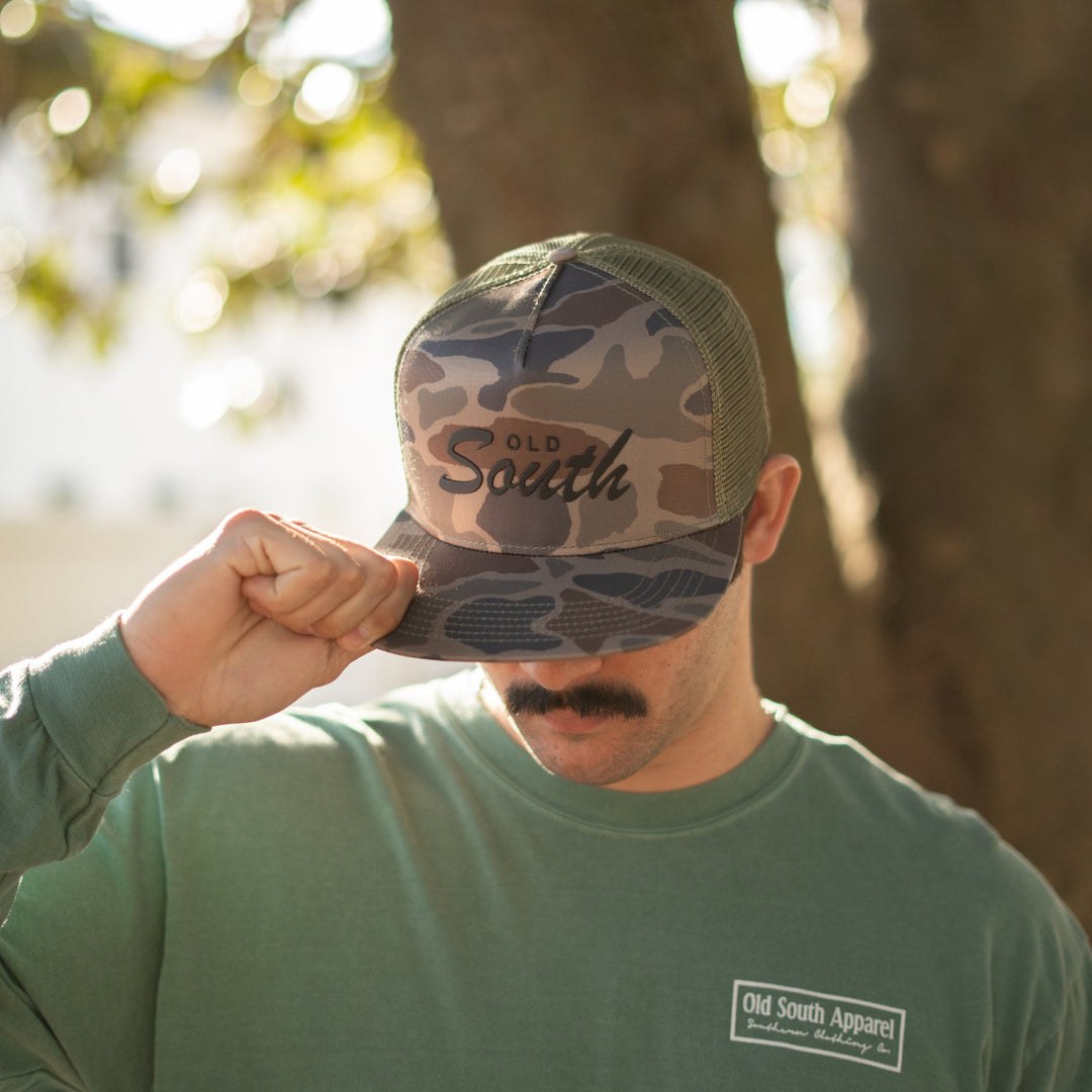 OldSouthApparel_Old South Patch Thicket Camo - Trucker Hat