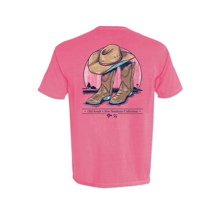OldSouthApparel_Old South x Sew Southern - Boots and Hat - Short Sleeve