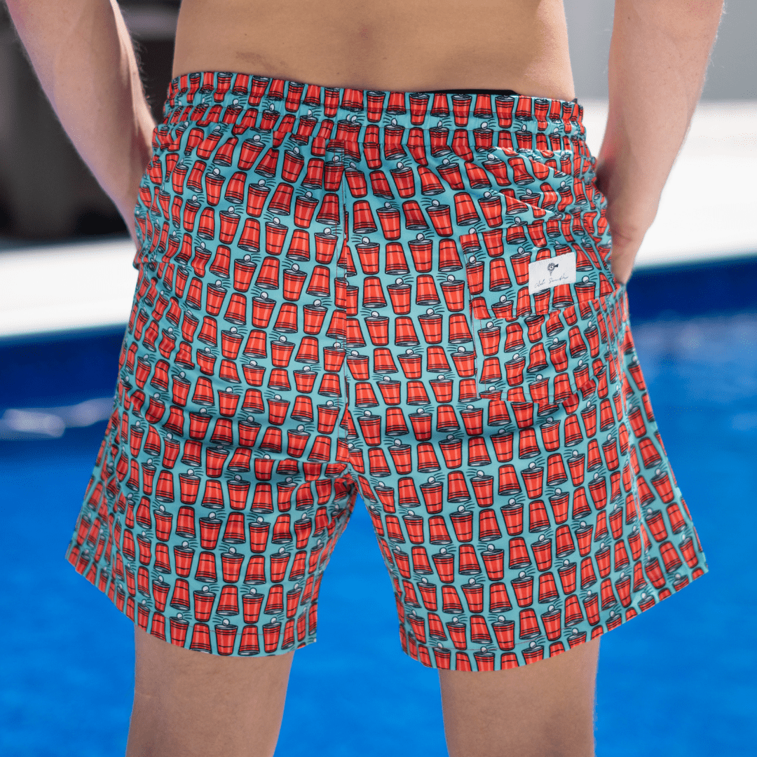 OldSouthApparel_Solo Cup - Lined Swim Trunks