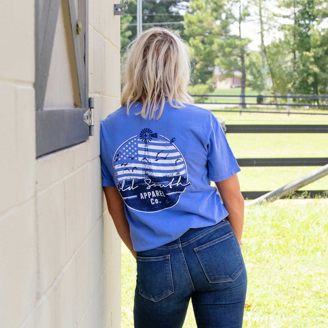 OldSouthApparel_Windmill Flag - Short Sleeve