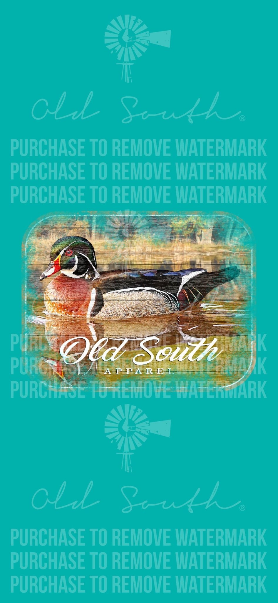 OldSouthApparel_Wood Duck - Digital Phone Downloadable Wallpaper